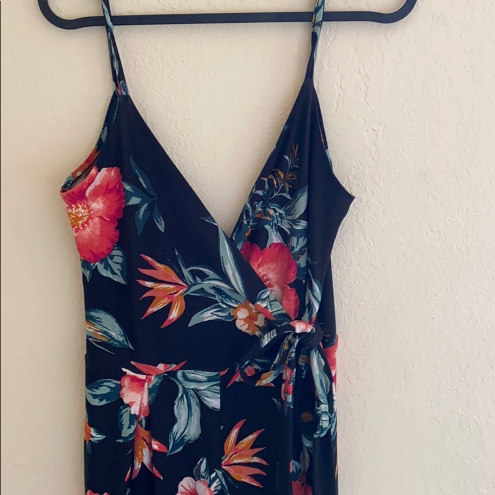 Tie Front Floral Jumpsuit🌺